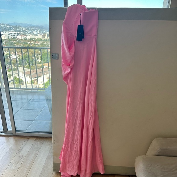 Alex Perry Hudson Strapless Satin-crepe Gown Size small - Picture 11 of 16